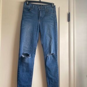 Just Black Stretchy Women's Blue Jeans - Size 25